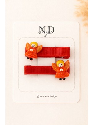 Nuviera Design Yılbaşı Koleksiyonu Klips Tokalar 2’li Set - 4