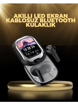 Kaia Kişiselleştirilebilir LED Ekranlı Bluetooth Kulaklık – Oyun & Müzik Modlu