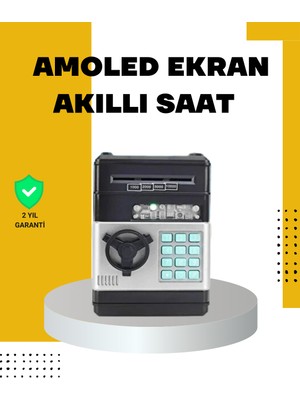 Kaia Çocuklar Için Şifreli Atm Kasa Para Yutan Kumbara