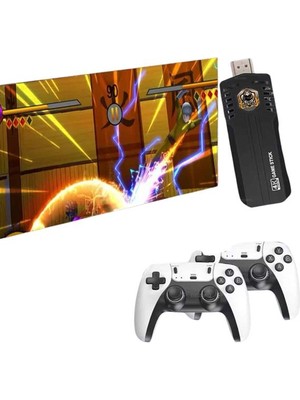 Kaia 20.000 Oyunlu Kablosuz Çift Kol Retro Oyunlar Çift Kollu Game Stick