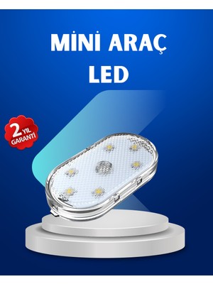 Kaia 7 Renk Modlu Dokunmatik Sensörlü Mini LED Araç Içi Lamba