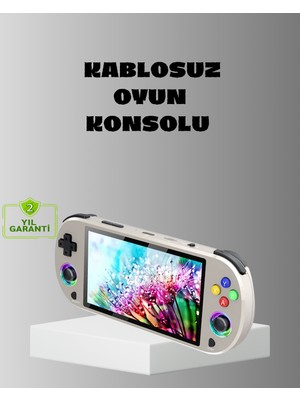 Kaia Hd Çıkış Destekli Taşınabilir Oyun Konsolu – 5 Inç IPS Ekran, Rgb Işıklı