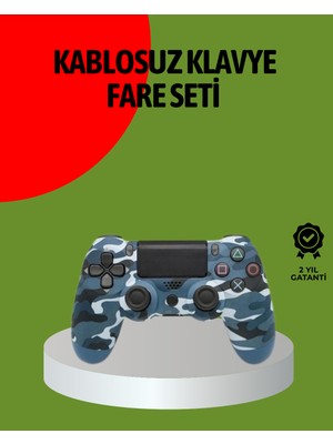 Kaia Ps4 Kablosuz Oyun Kolu Gecikmesiz Bağlantılı Ergonomik Tasarımlı
