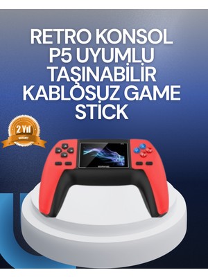 Kaia Tak Çalıştır Mini Retro Gamepad | 520 Klasik Oyun