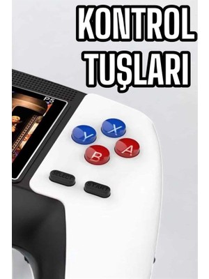 Kaia Gamepad 520 Retro Oyunlu Taşınabilir El Konsolu Atari