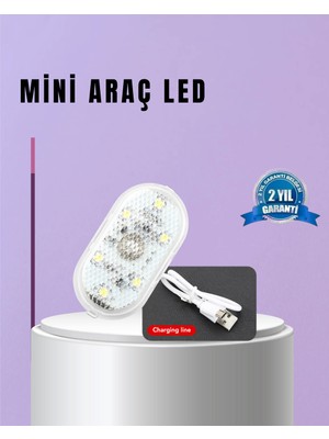 Kaia Araç Içi ve Ev Kullanımı Için 7 Renkli Dekoratif LED Lamba