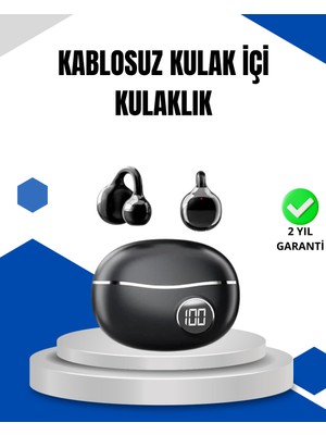 Kaia Bluetooth 5.4 Kablosuz Kulaklık – Açık Kulak Güvenli Tasarım ve Hızlı Şarj Özelliği