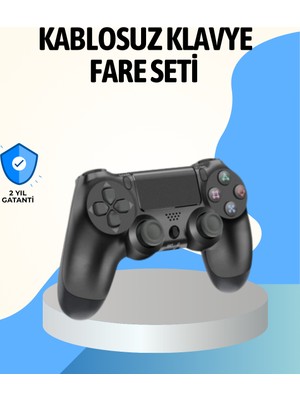 Kaia Ps4 Uyumlu Kablosuz Oyun Kolu Ergonomik Çift Titreşimli