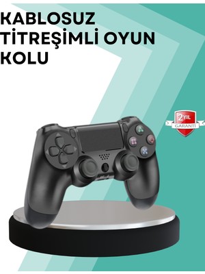Kaia Kablosuz Ps4 Oyun Kolu – Çift Titreşimli Motor, Uzun Pil Ömrü ve Hassas Kontrol