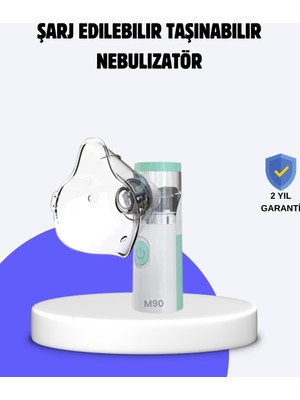 Kaia Cep Tipi Şarjlı Nebulizatör Ultrasonik Buhar Makinesi