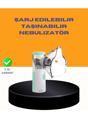 Kaia Kompakt Boy Şarjlı Taşınabilir Nebulizatör Cihazı