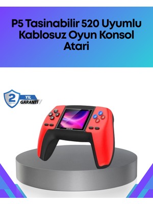 Kaia Tv Bağlantılı 520 Oyunlu P5 Retro Gamepad Konsol
