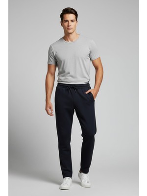 FullaModa Beli Bağcıklı Şeritli Eşofman Altı