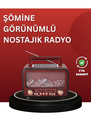 Fantastik Store Solar Panelli Alev Işıklı Bluetooth Hoparlör – Çoklu Giriş Uzun Pil Ömrü