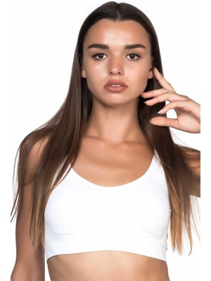 Çamaşır Kenti Beyaz Mı Emay 4021 Pedli Kalın Askılı Büstiyer