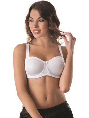 Çamaşır Kenti Siyah Mı Emay 159 B Balenli Straplez Toparlayıcı Sütyen