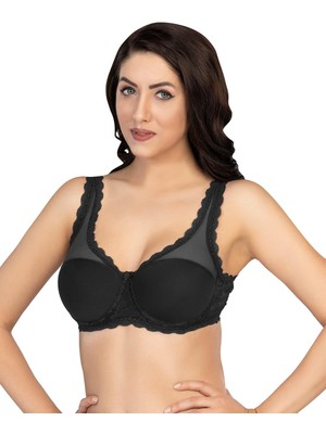 Marsilyan Siyah Mı Emay 172 D Pedli Dantelli Balenli Minimazer