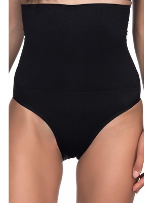 Marsilyan Siyah Mı Emay 2009 Yüksek Bel Double Slip Korse