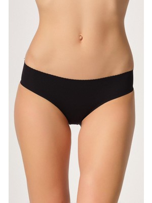 Çamaşır Kenti Siyah Mı Emay 2701 Lazer Düşük Bel Külot Korse