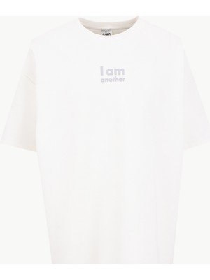 gmg firenze Gmg Fırenze Bisiklet Yaka Ekru Erkek T-Shirt GU25MSS03028