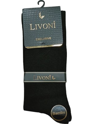 Marsilyan Livoni Dikişsiz Bambu Erkek  Soket Çorap 3 Adet