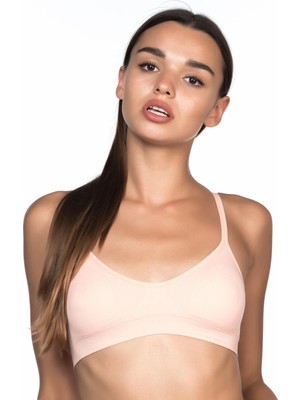 Çamaşır Kenti Pudra  Mı Emay 4020 Pedli Ince Askılı Büstiyer