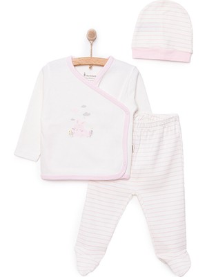 Bebbek Bebbek, Kız, Zıbın-Şapka-Patikli Alt, Bebe Yaka