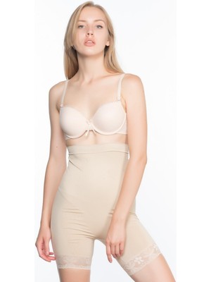 Marsilyan Ten Mı Emay 2027 Yüksek Bel Dantelli Paçalı Korse