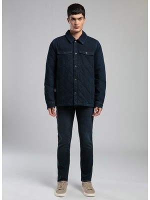 Lee Cooper Mavi Erkek Regular Fit Denim Ceket 261 Lcm 131002 Brıxton Denım