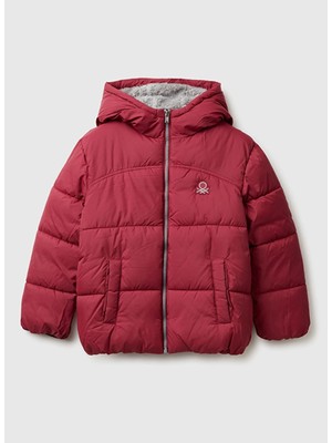 Benetton Bordo Erkek Çocuk Şişme Mont 2WU0CN05I