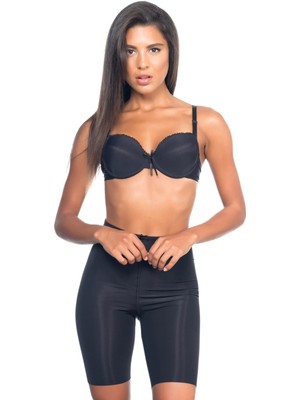 Marsilyan Siyah Mı Emay 2817 Yüksek Bel Paçalı Lazer Korse