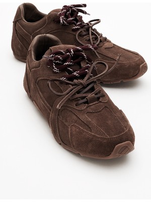 Luvi Serena Kahverengi Süet  Deri Kadın Spor Ayakkabı