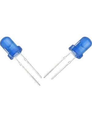Halmet Mantar LED 4.8mm Mavi
