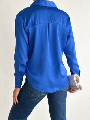 Saten Kadın Gömlek