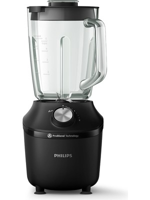 Philips 3000 Serisi Blender ProBlend Crush Teknolojisi 600W, 2 Lt, 2 Hız Ayarı + Darbe, Cam Hazne, HR2291/41