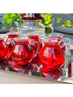 İlk El Grup Borosilikat Cam Bardak 6 Adet (IEG34)