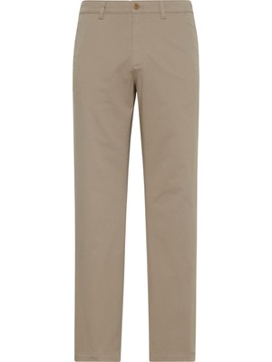 Calvin Klein Erkek Kahverengi Calvin Klein Cotton Sıgnature Slım Chıno Pant Kahverengi Erkek Pantolon