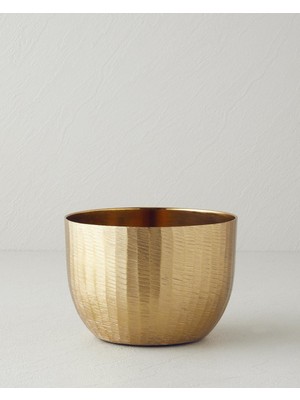 English Home Flena Metal Dekoratif Kase Gold 20X20X14 cm  (22.12.2025)