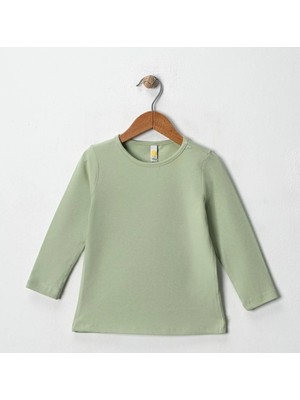 Queen Kids Çocuk Likralı Body Su Yeşili