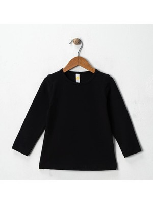 Queen Kids Çocuk Likralı Body Siyah