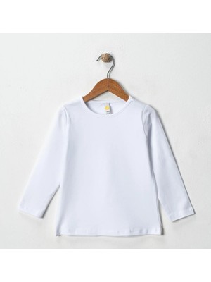 Queen Kids Çocuk Likralı Body Beyaz