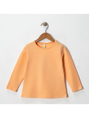 Queen Kids Çocuk Likralı Body  Somon