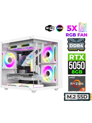 Xaser Astra X100 Ryzen 5 5600X 32GB Ram 1tb M.2 Nvme SSD 8gb RTX5050 Oyuncu Tavsiye Sistem