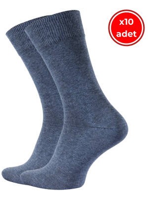 Meristanbul Business Çorap, 5 Adet, 43-46, Yumuşak, Pamuklu, Marin