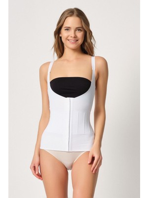 Marsilyan Beyaz Mı Emay 2946 Göğüs Altı Balen Destekli Atlet Korse