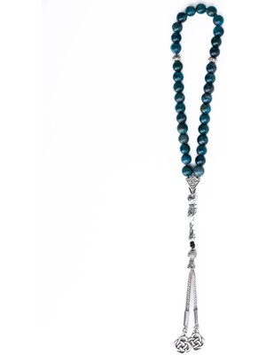 Bütüncül Şifa Apatit Doğal Taş Tesbih 33'lü