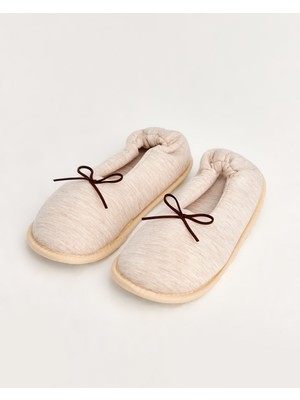 PURE -  Kurdeleli Kadın Ev İçi Ayakkabı