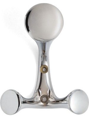 System 2030 Duvara Monte Portmanto Askılığı Krom Renk Çap 88 Mm