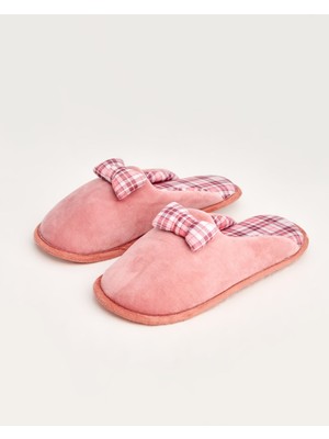 PLAID - Kurdeleli Kadın Ev Terliği