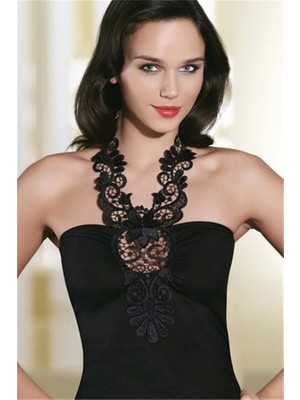 Marsilyan Şahinler Güpürlü Straples Atlet B378